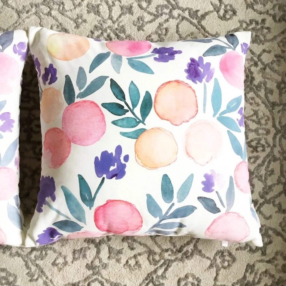 Caitlin Wilson Floral Throw Pillows Set Of 2